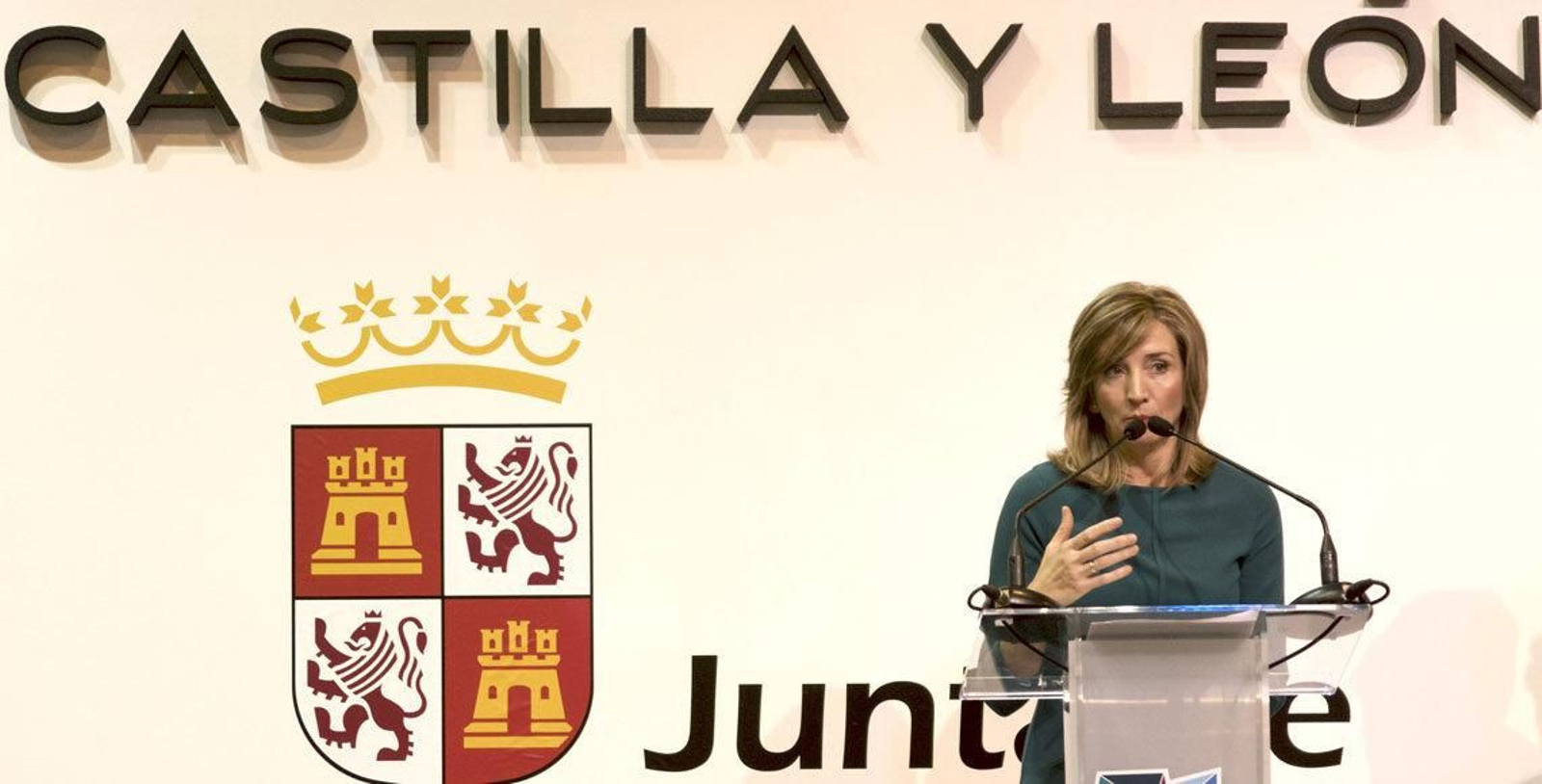 La consejera de Cultura y Turismo, Alicia García, ha presentado en el marco de la feria Fitur, el nuevo portal web de turismo de la Junta de Castilla y León.