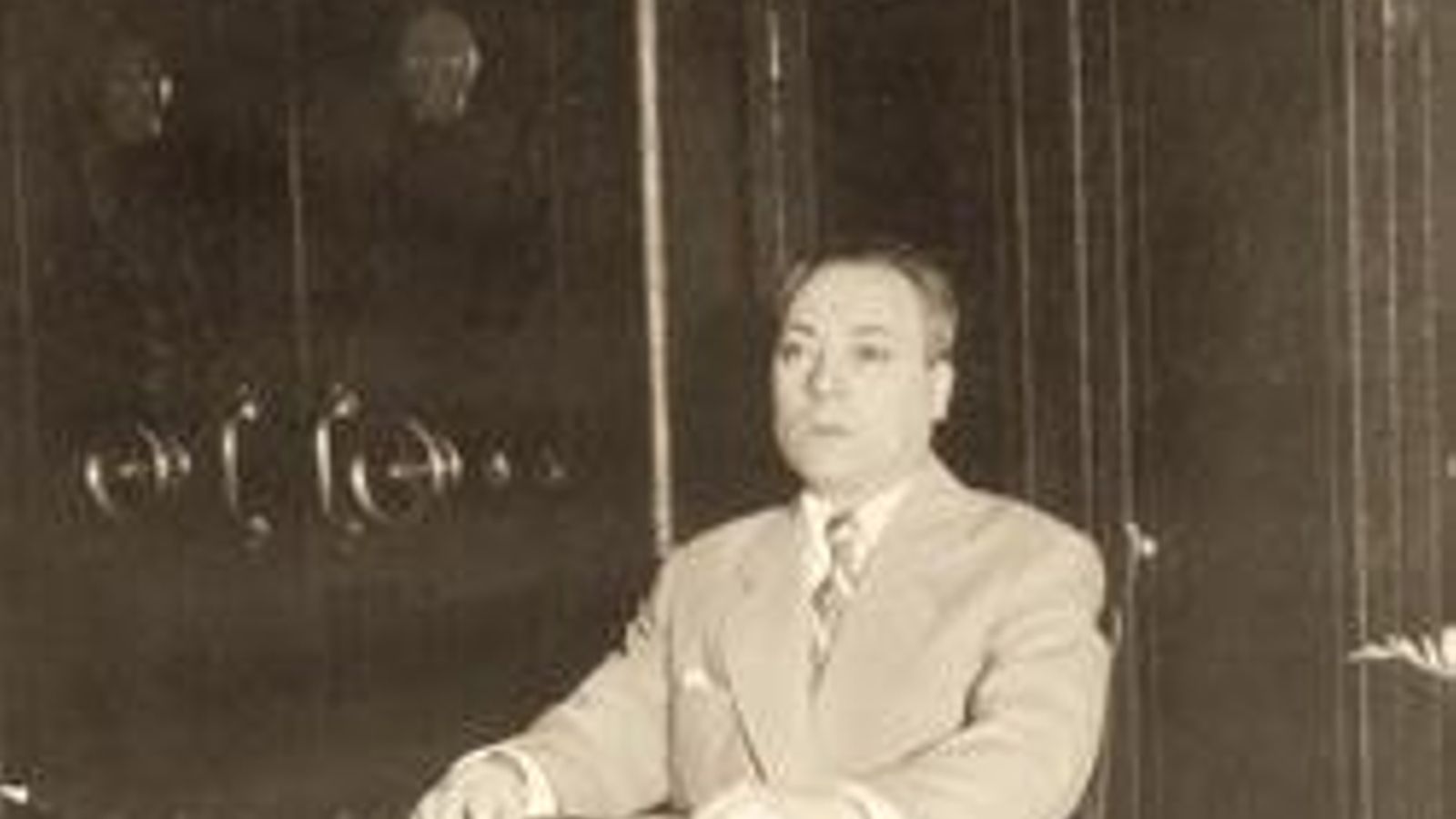 Alonso Pérez durante un encuentro del Consello de Galicia