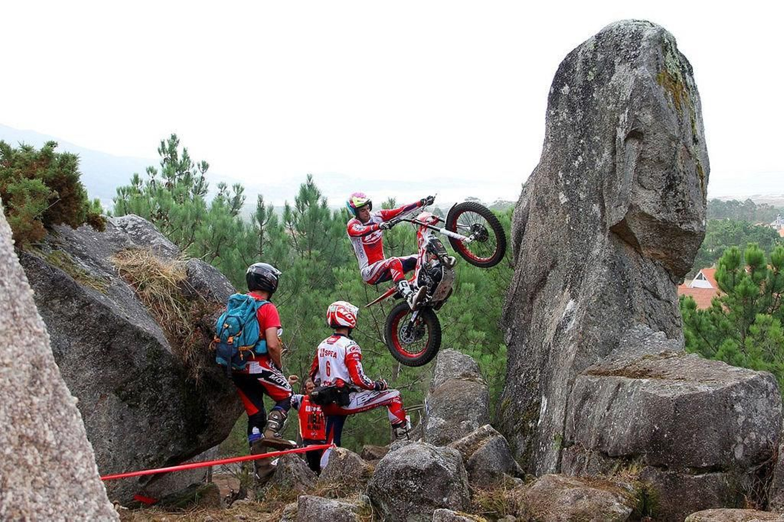 Jorge Casales brilló en la tercera prueba del Campeonato del Mundo de trial.