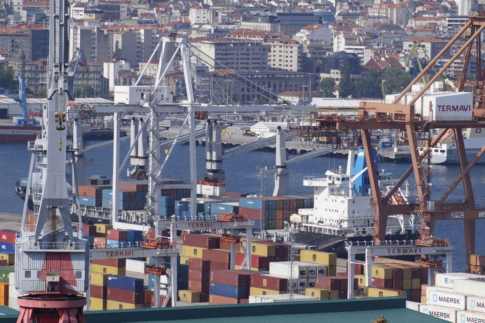 El Puerto de Vigo es uno de los principales nodos de la exportación de Galicia.