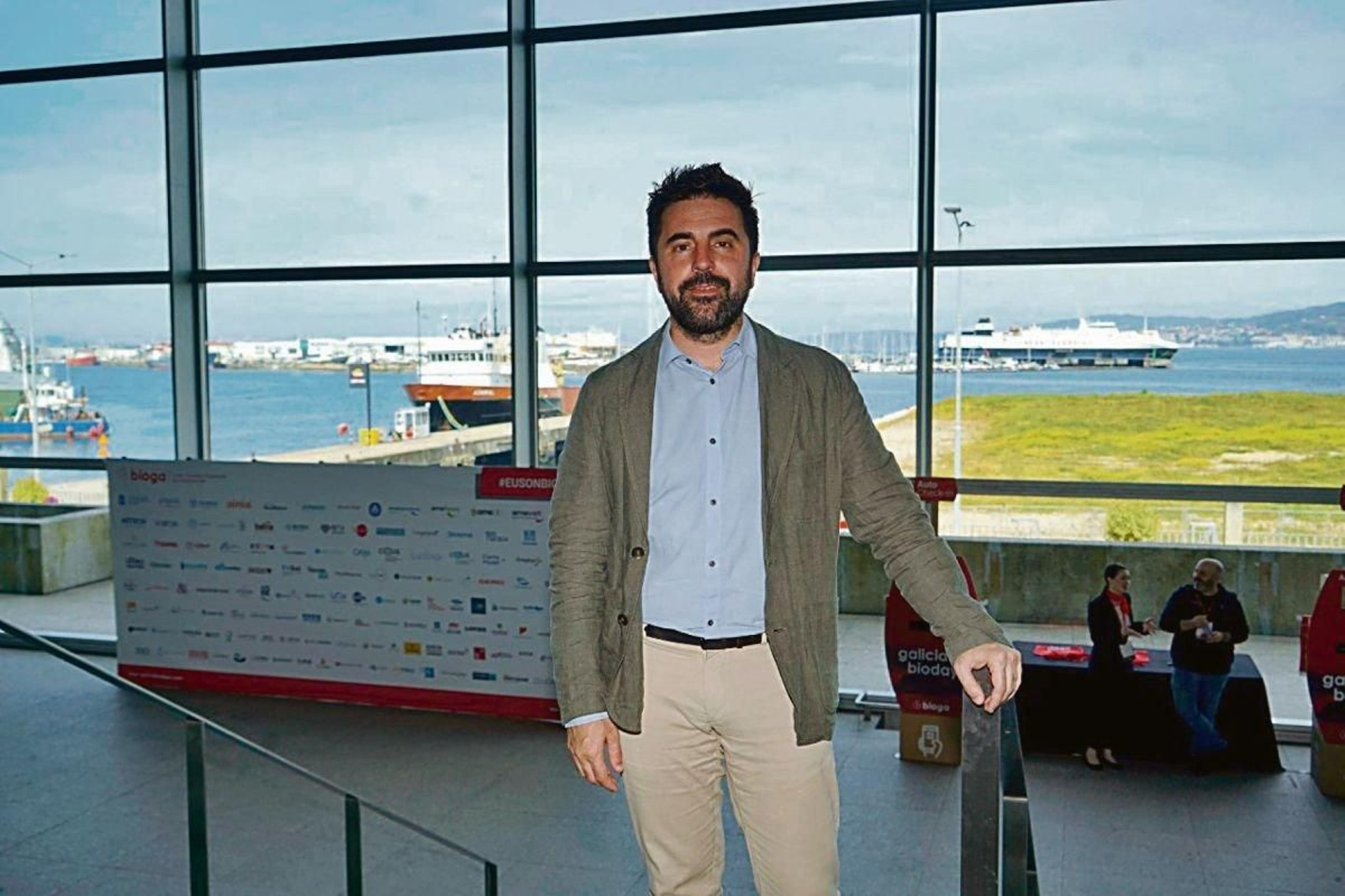 Alejandro Dorado, ayer en el Auditorio Mar de Vigo.