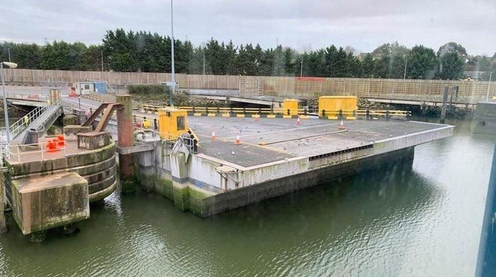La rampa de Cork, para el futuro ferry desde Vigo.
