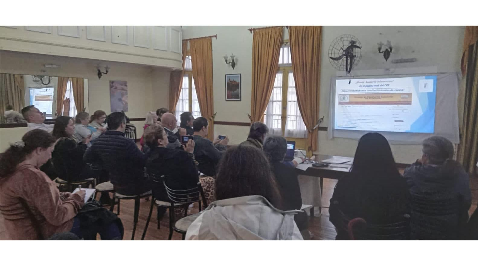 La afluencia de público fue importante