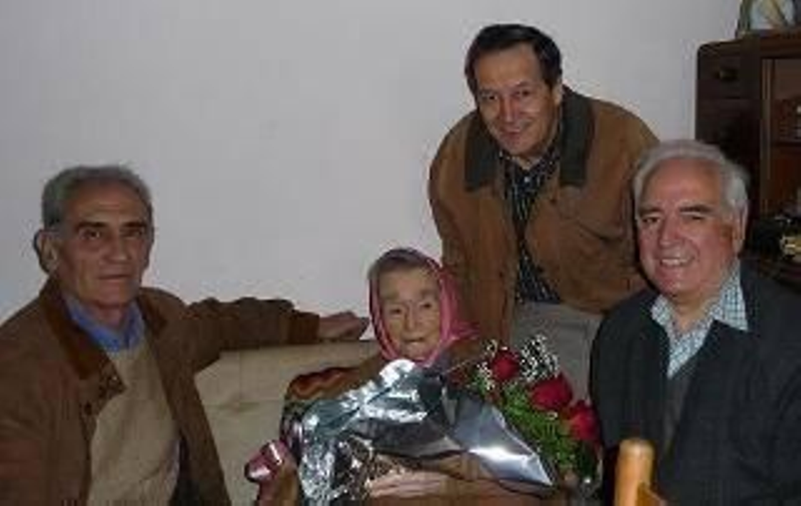 Un momento de la visita.