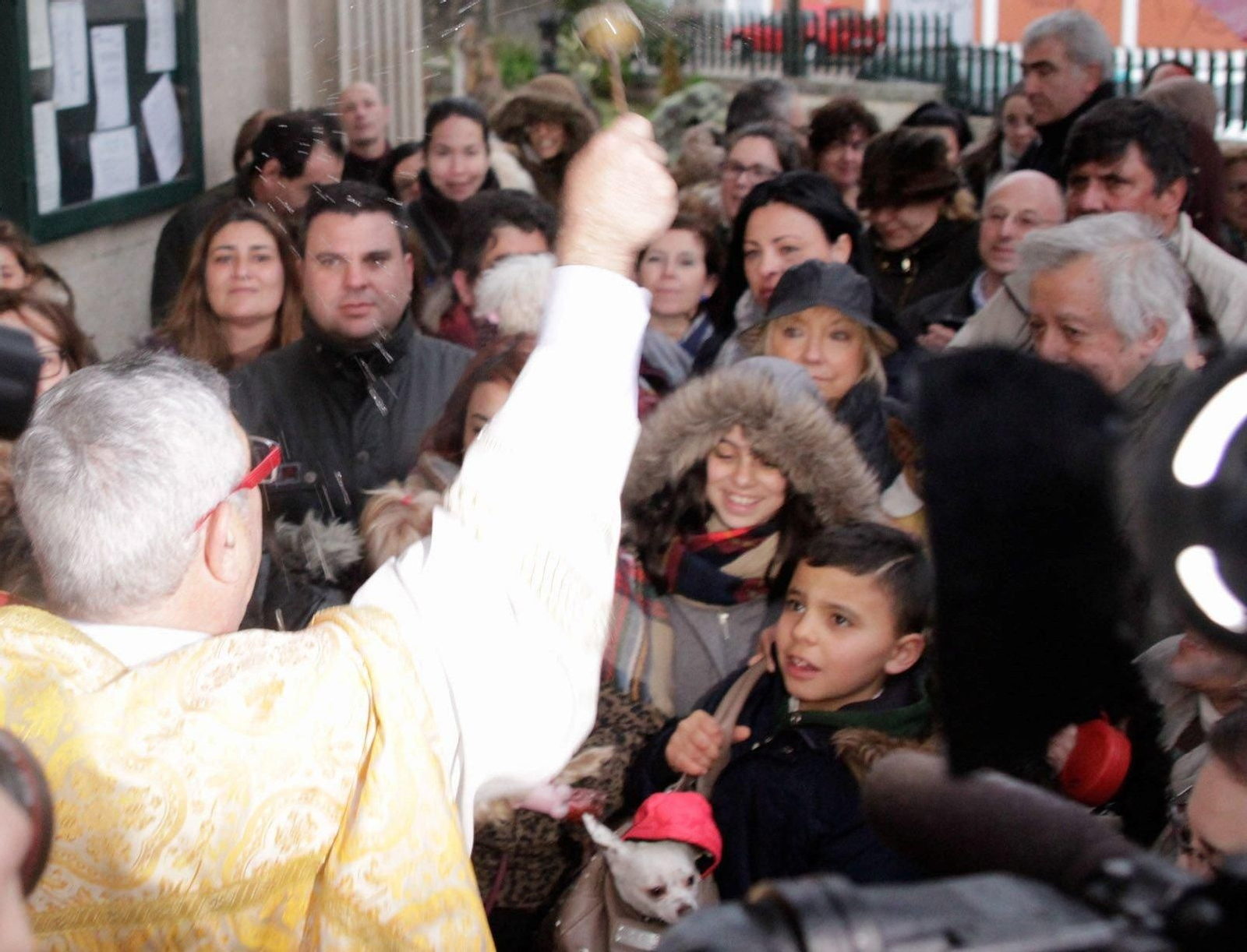 La bendición de mascotas realizada el pasado año.