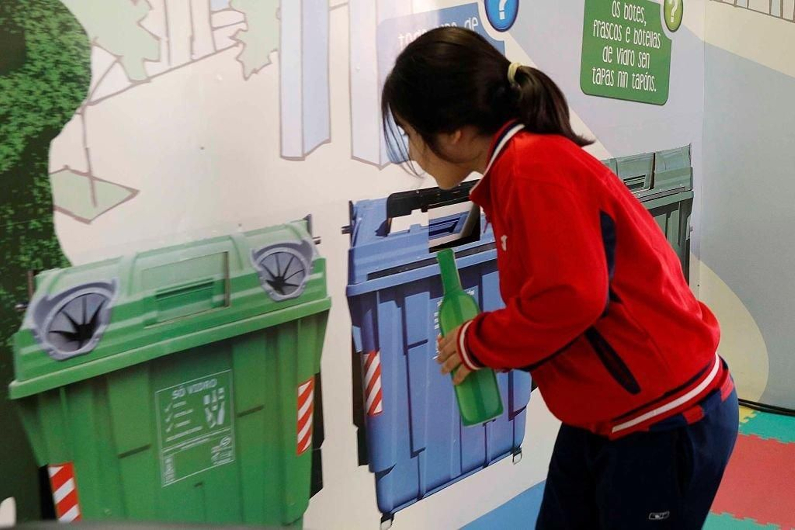 En los colegios se realizan campañas para favorecer el reciclaje.