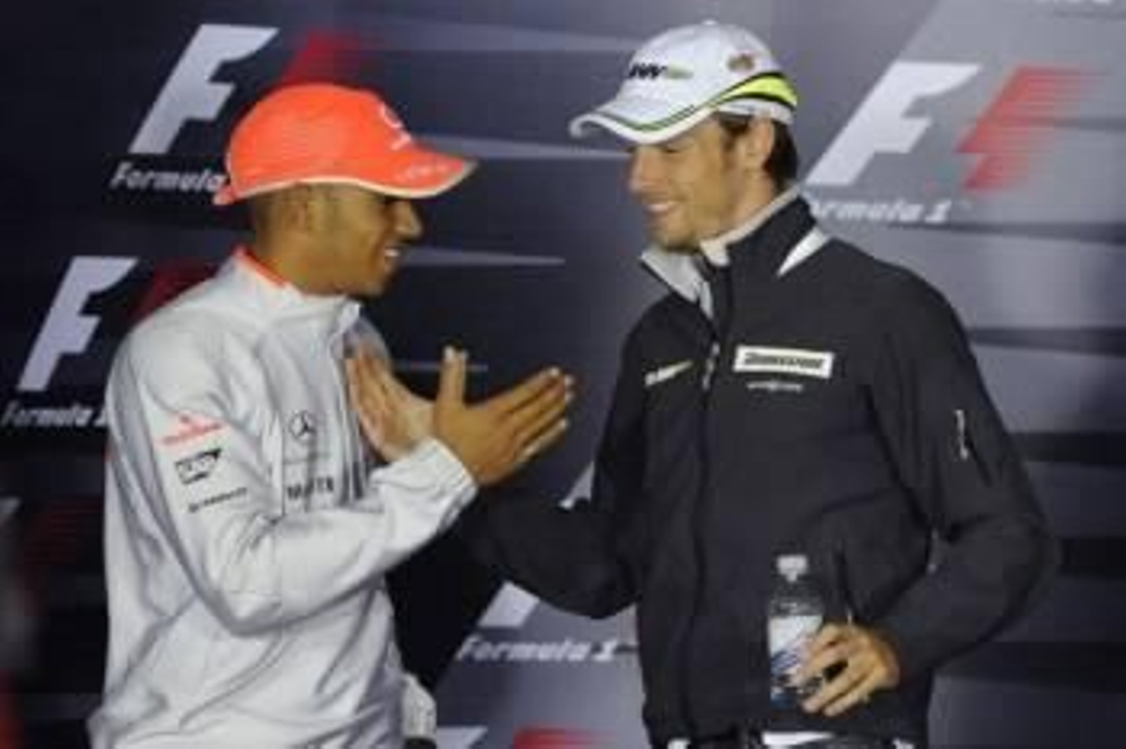 Lewis Hamilton y Jenson Button.