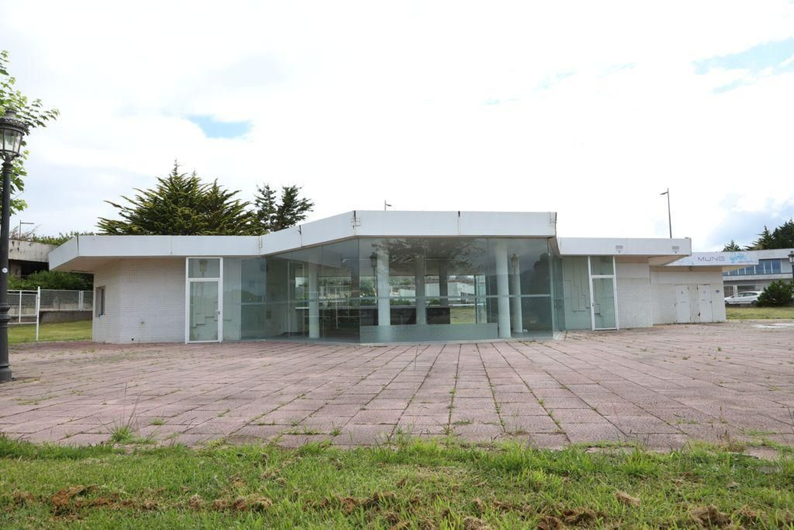 Estado actual de las instalaciones en Panxón cuyo recinto alberga las pistas de tenis municipales.