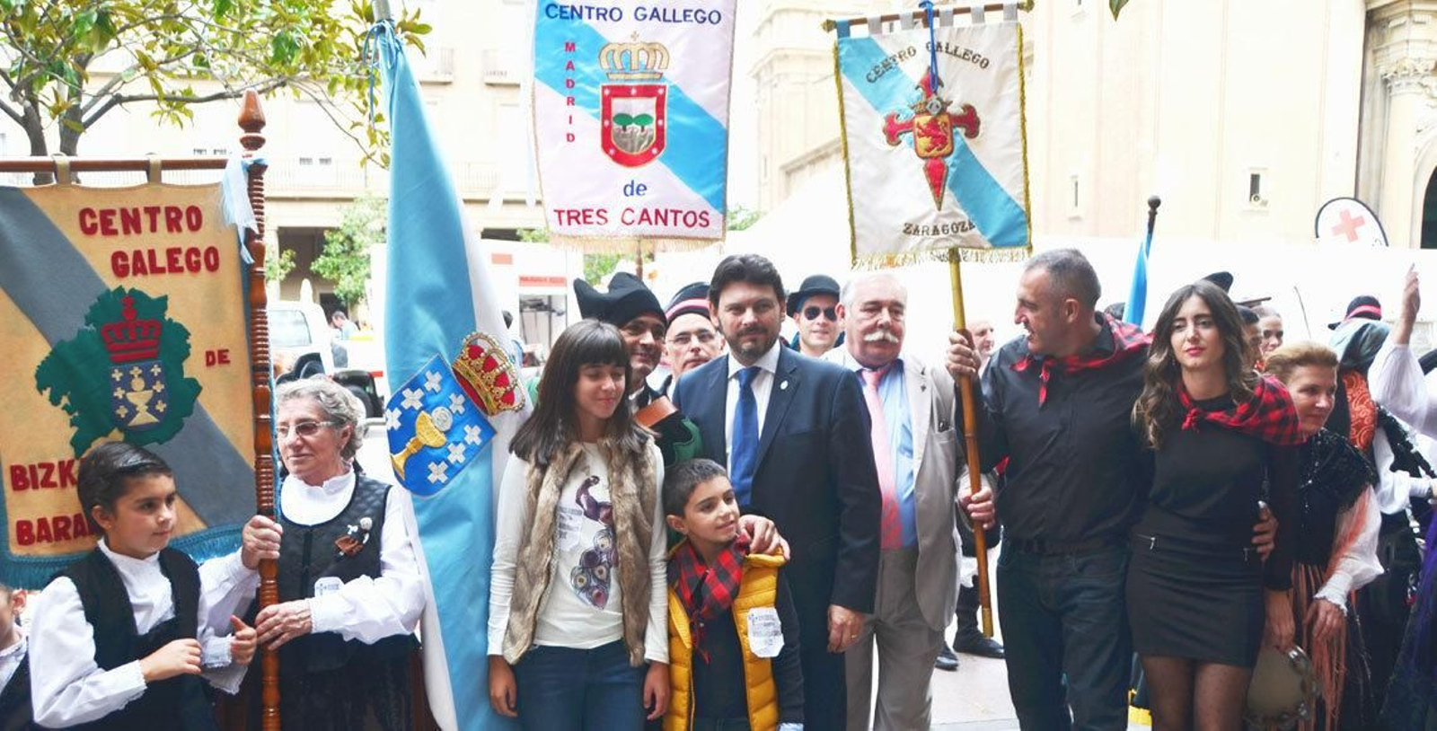 Rodríguez Miranda durante su participación en los actos celebrados en Zaragoza.