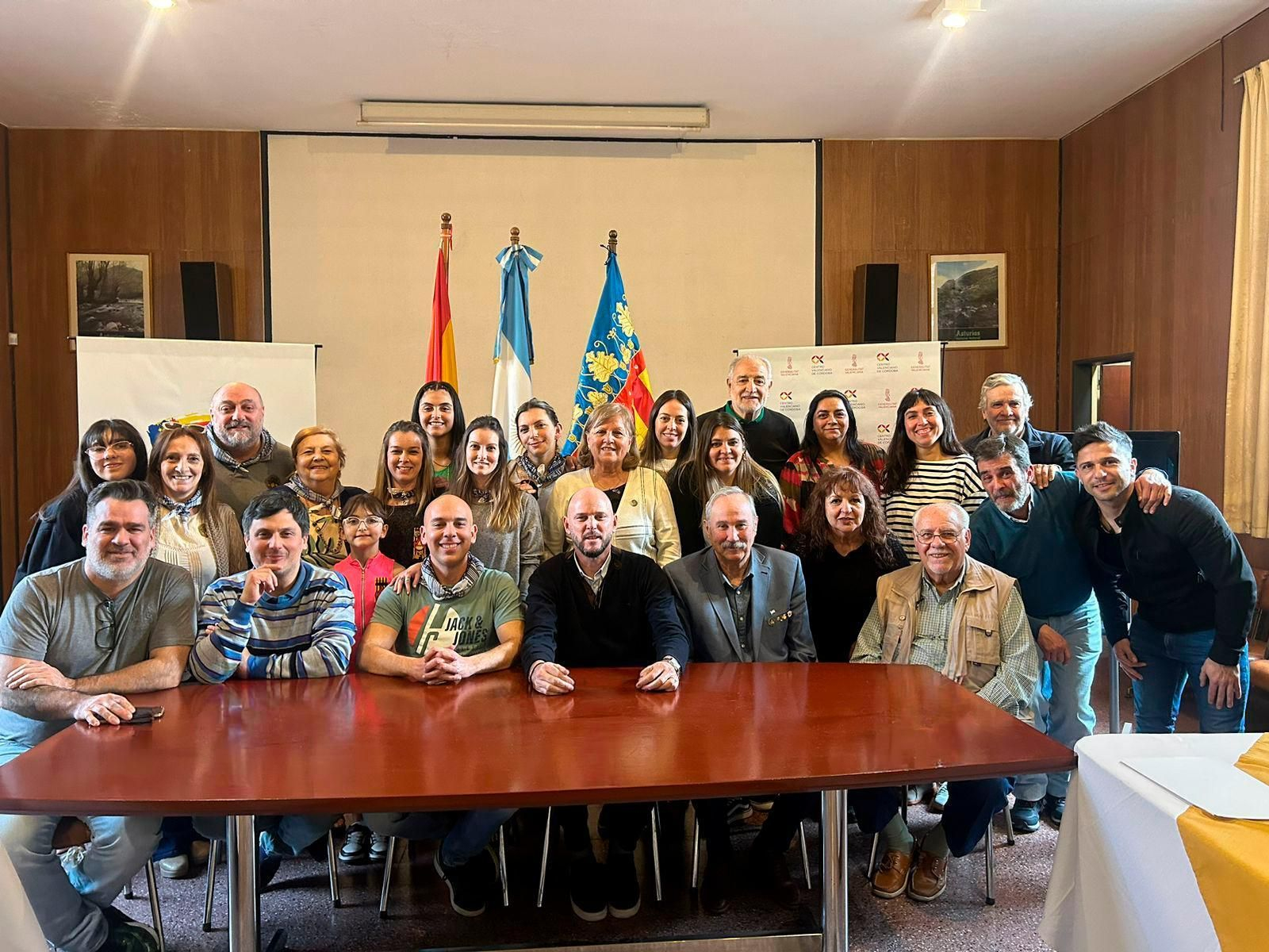 En la imagen los centros participantes en la constitución de la nueva Federación.