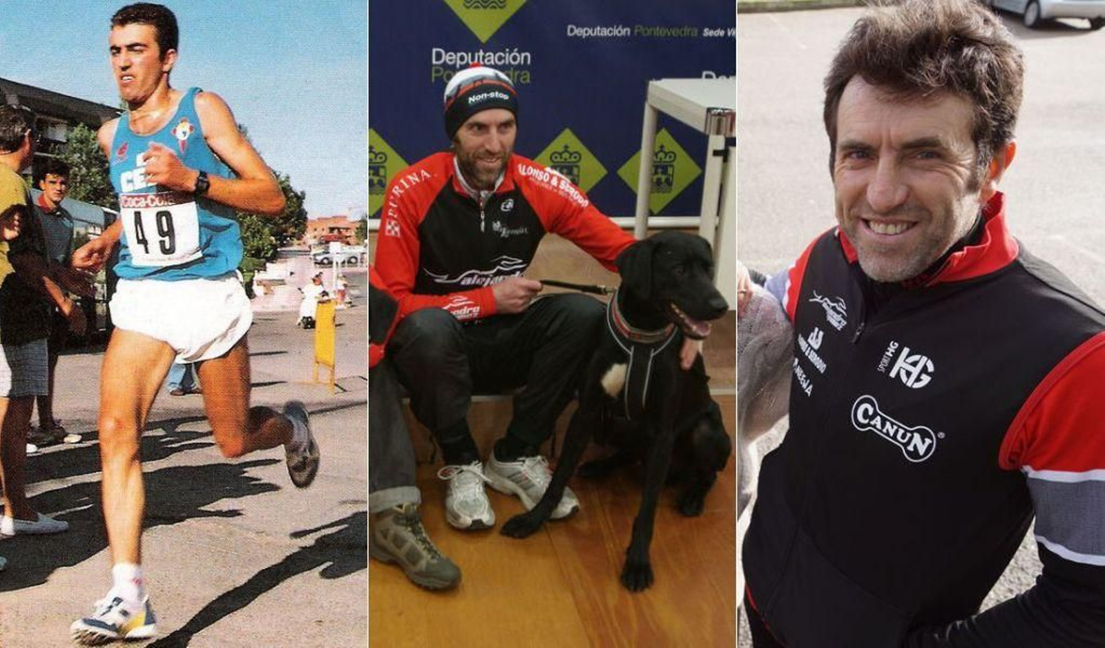 Tres imágenes de Alejandro Gómez, que fue pupilo de Julio Rodríguez desde finales de la década de 1970 hasta el año 2007.