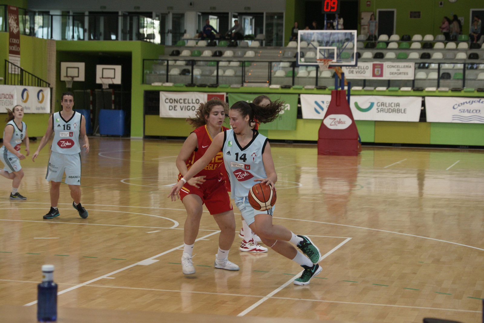 Raquel Carrera, en el último partido de la temporada pasada.