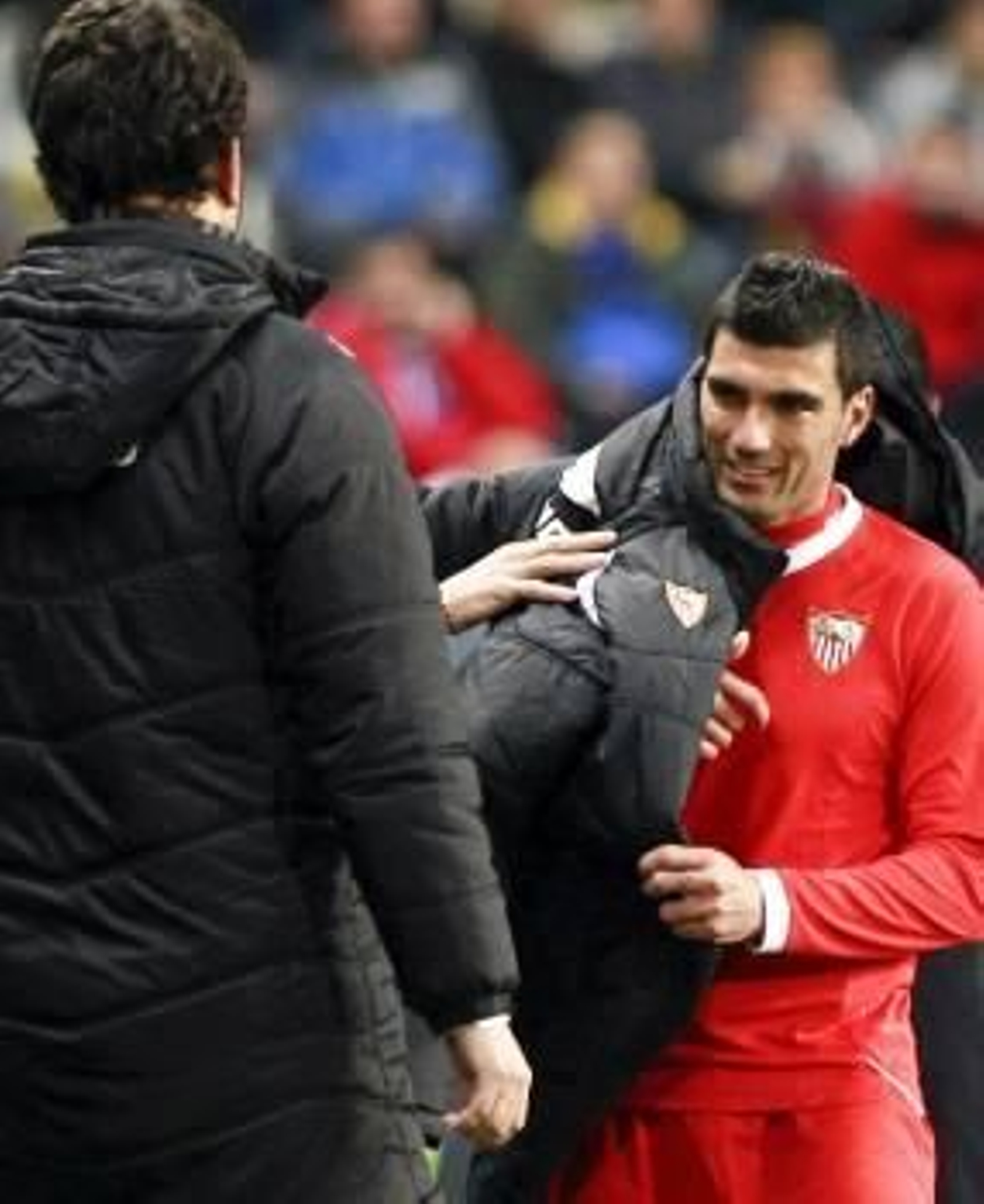 Reyes, el domingo en Málaga. (Foto: JORGE ZAPATA)