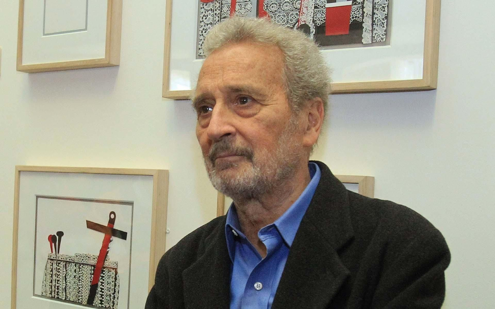 Fotografía fechada el 27 de marzo de 2015, que muestra al pintor Vicente Rojo durante una exposición en Ciudad de México (México). EFE/Mario Guzmán/ARCHIVO