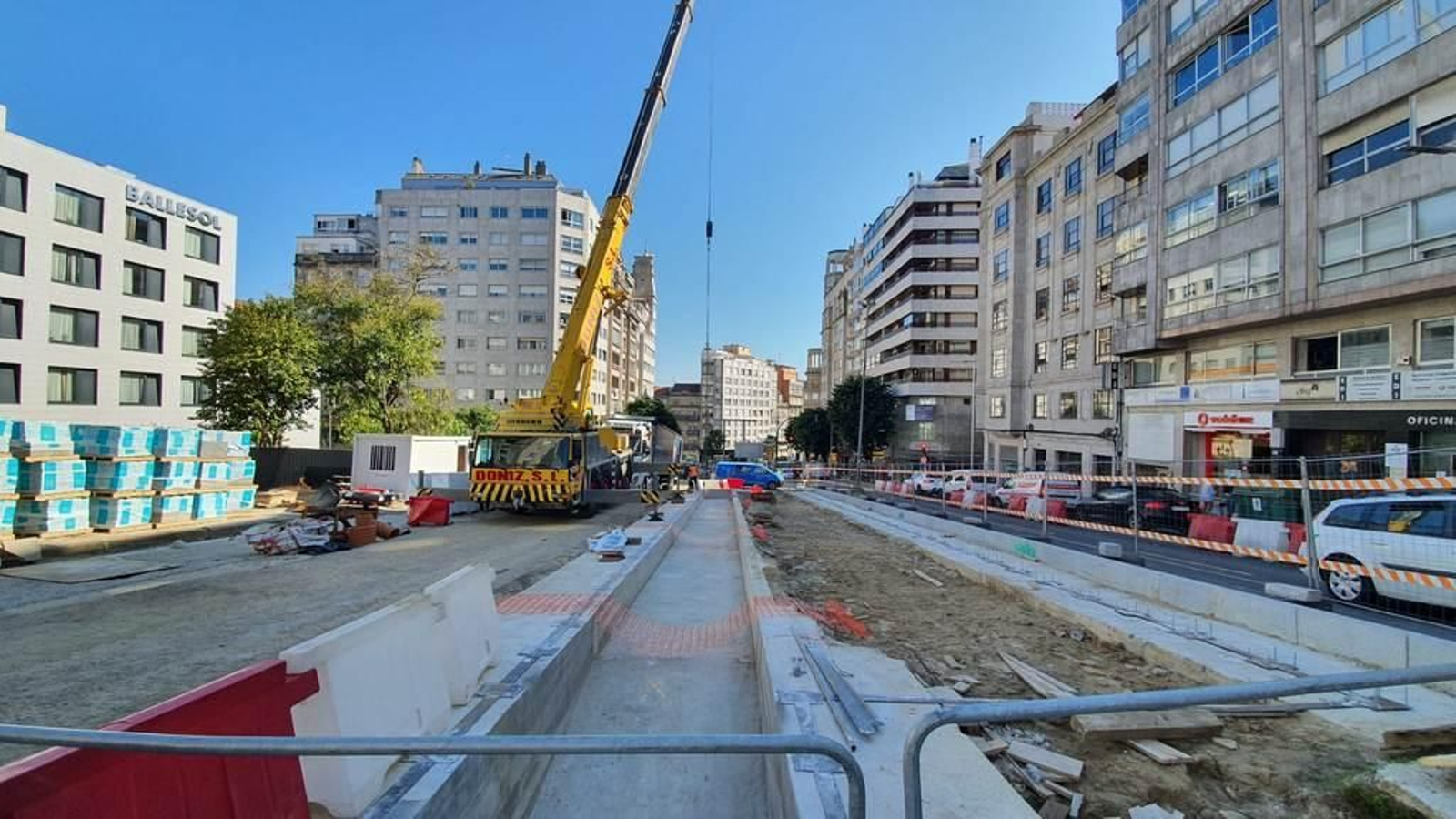Las rampas de Gran Vía se dejan ver