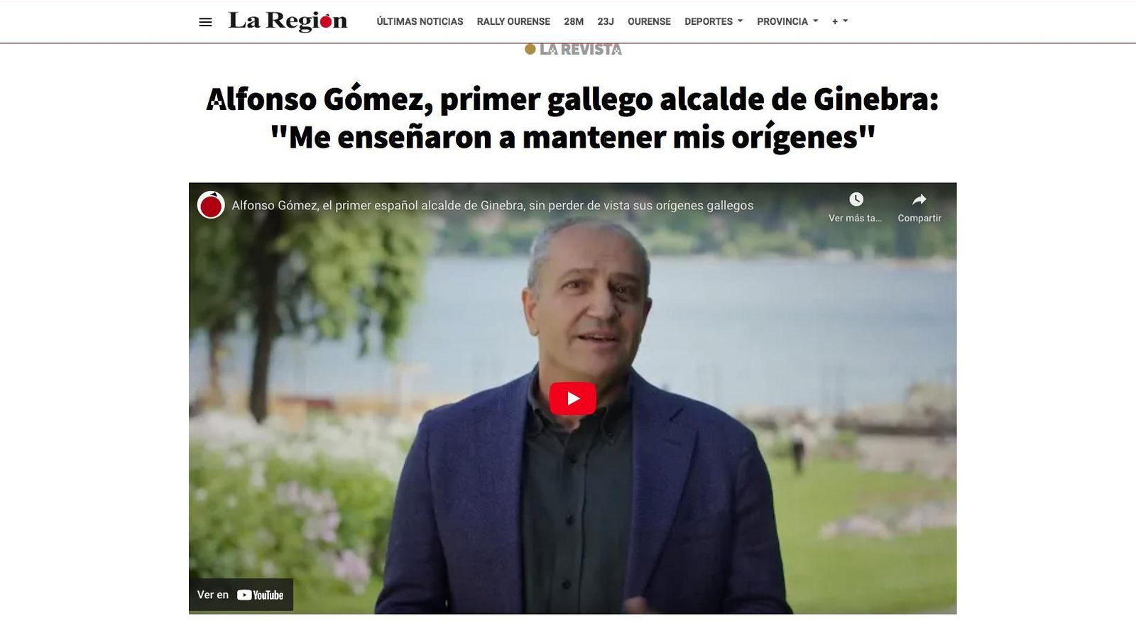 Alfonso Gómez Ginebra Suiza