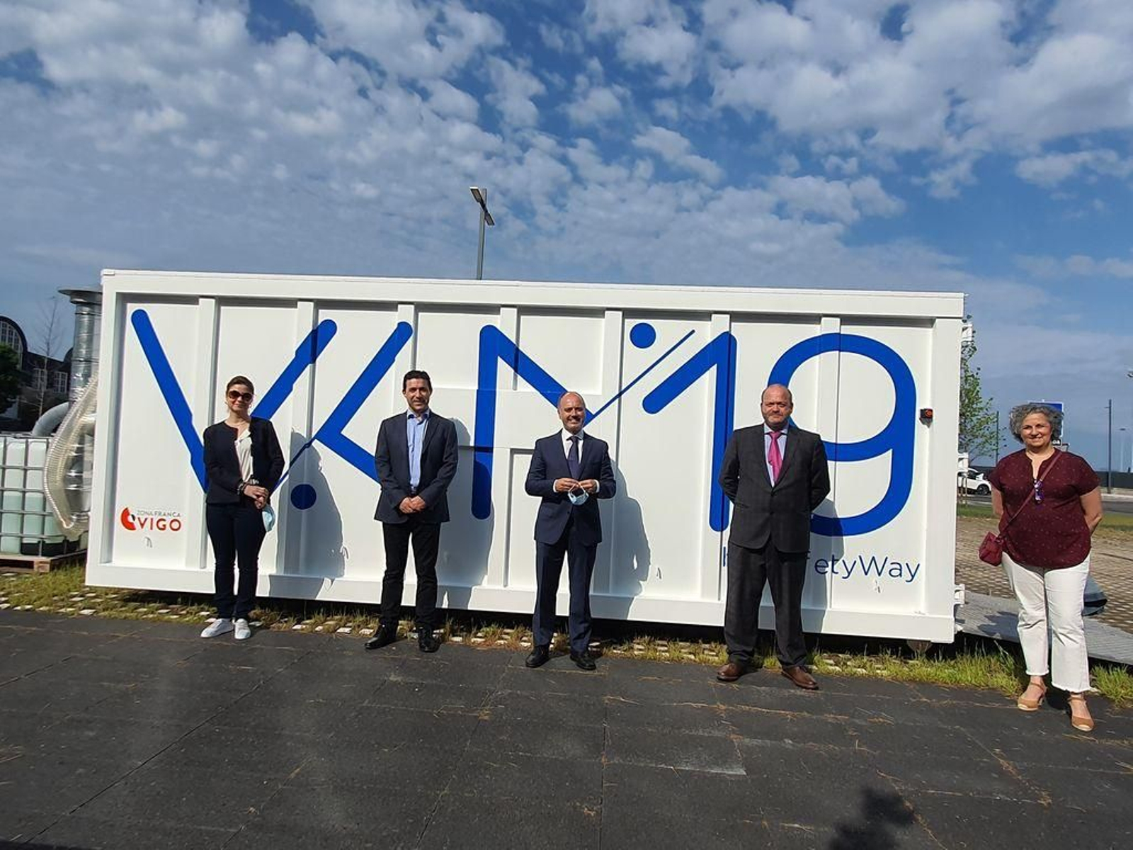 Presentación de la cámara VKM19, ayer en Zona Franca.