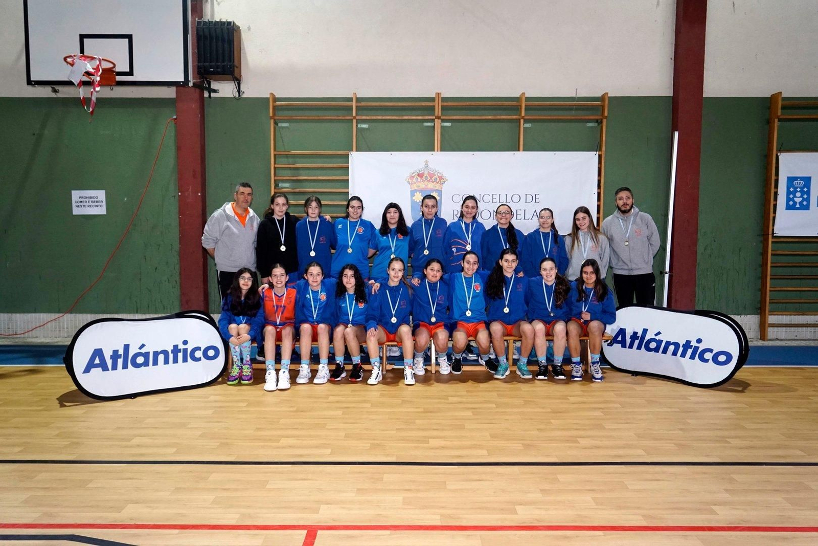 Presentación de los equipos del Club Baloncesto Redondela de la mano de +Deporte Atlántico.