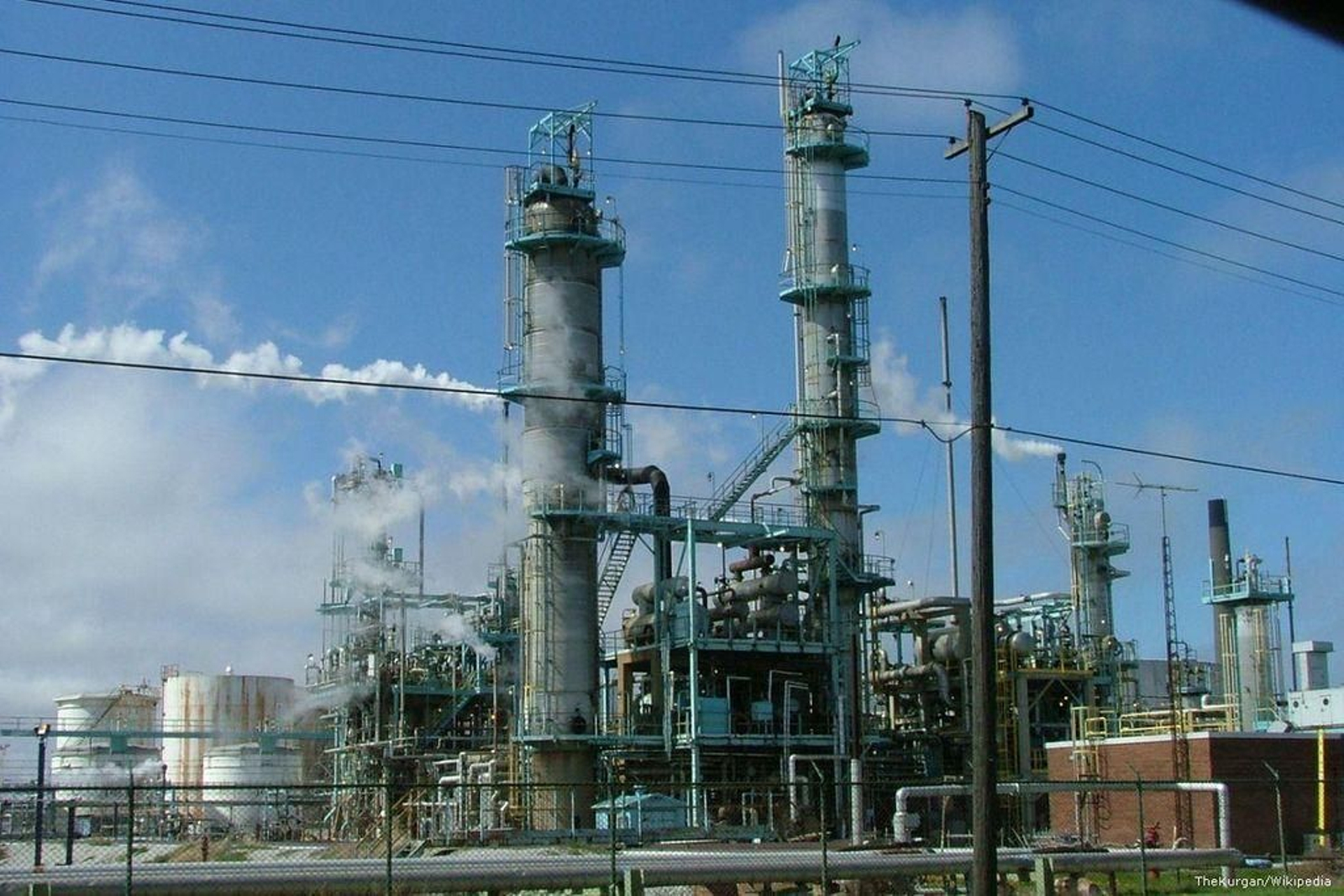 Una refinería de petróleo de Arabia Saudí.