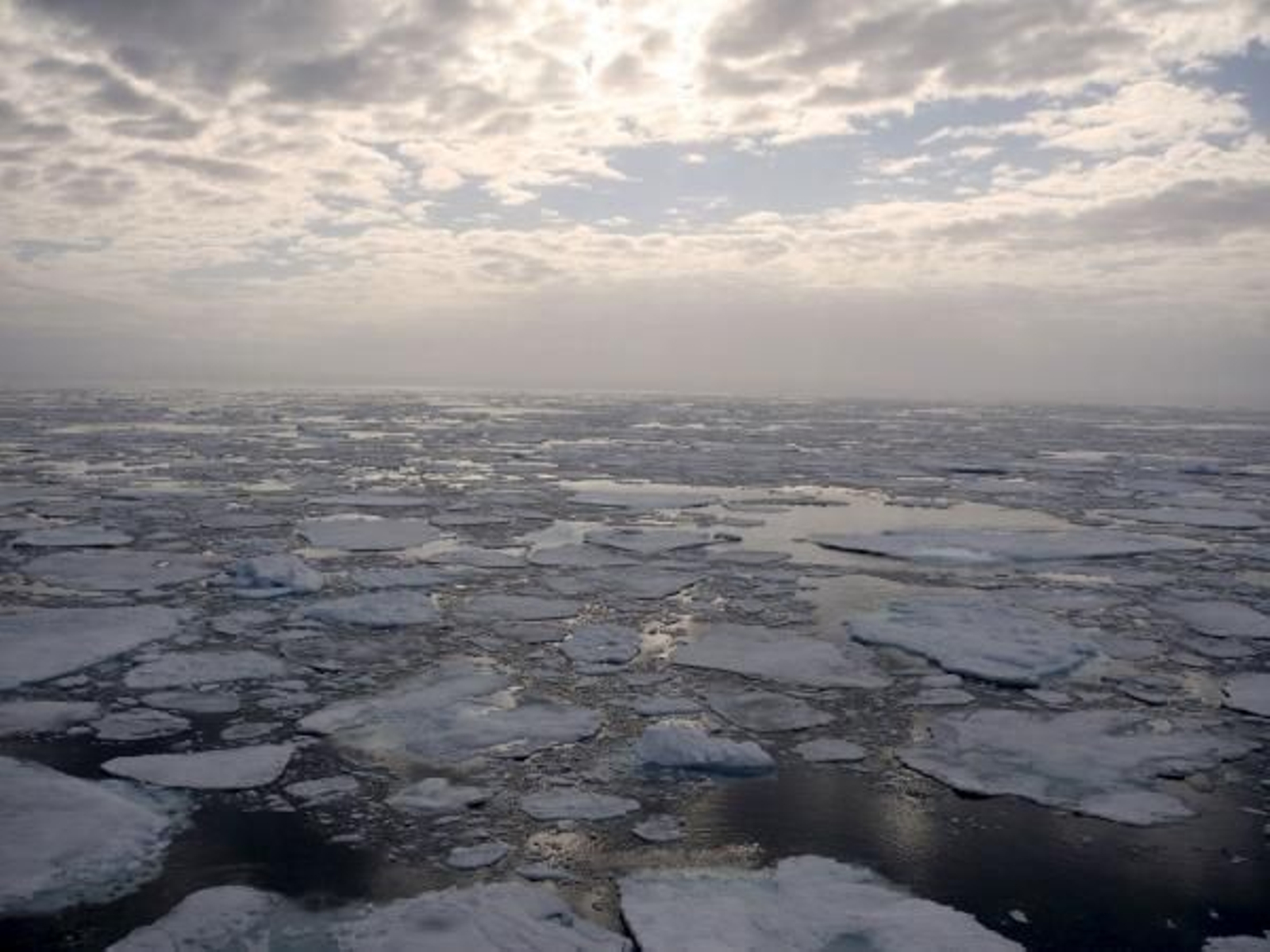 Imagen de las aguas del Ártico. (Foto: Antoni Rosell)