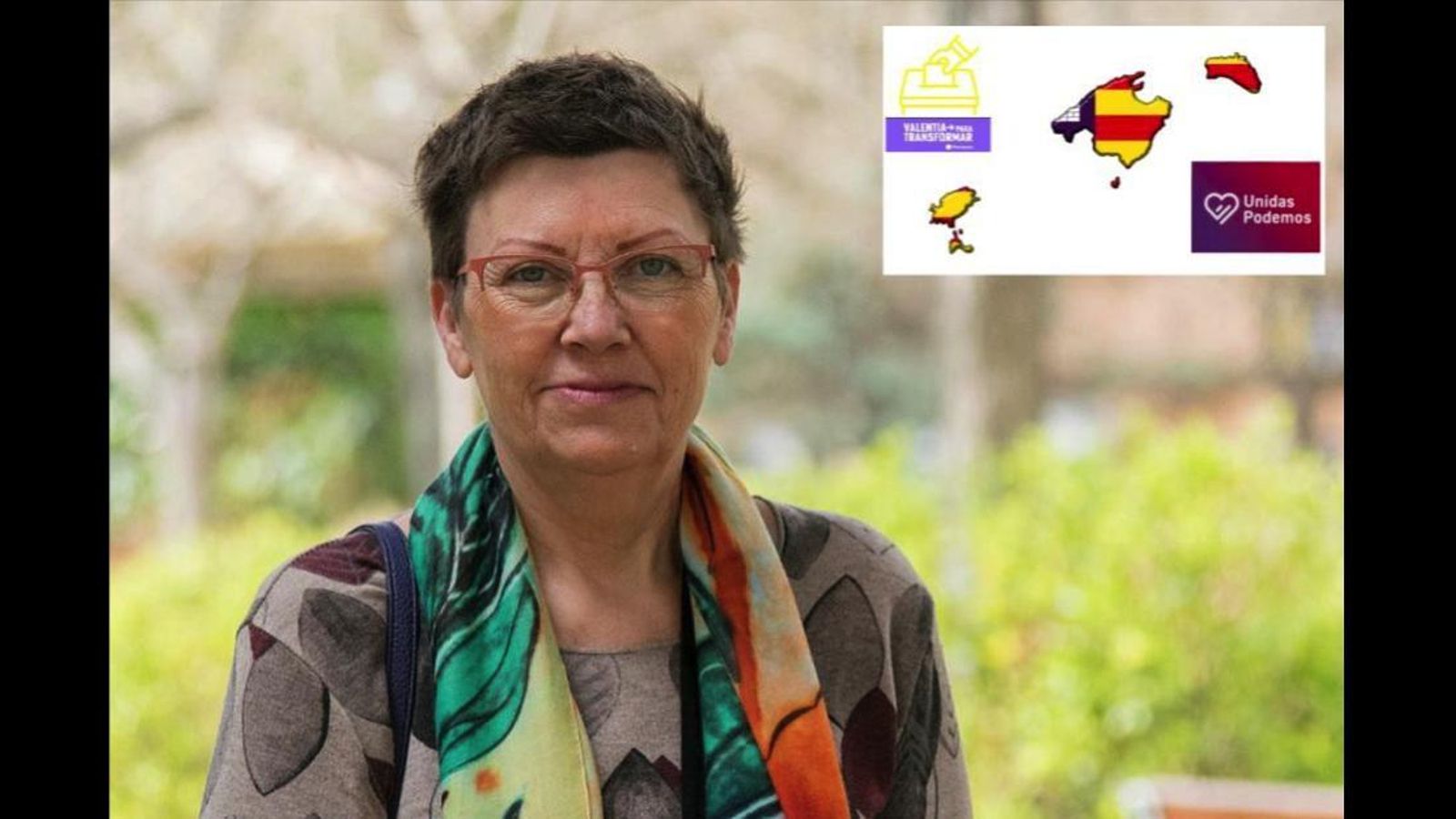 Antonia Jover, candidata a la presidencia de Baleares por Podemos Baleares