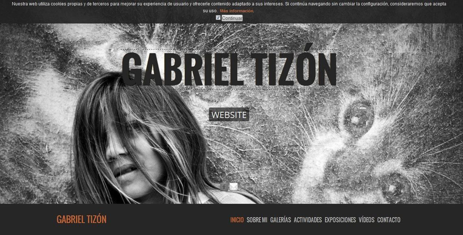 Página web del foto-periodista gallego Gabriel Tizón.