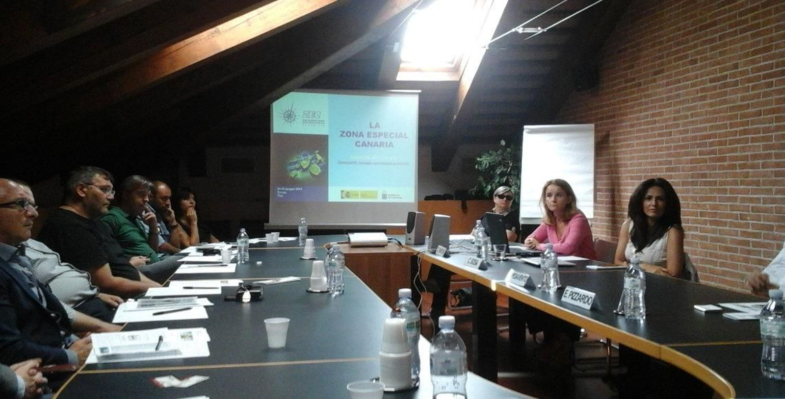 Momento del encuentro en Rovigo