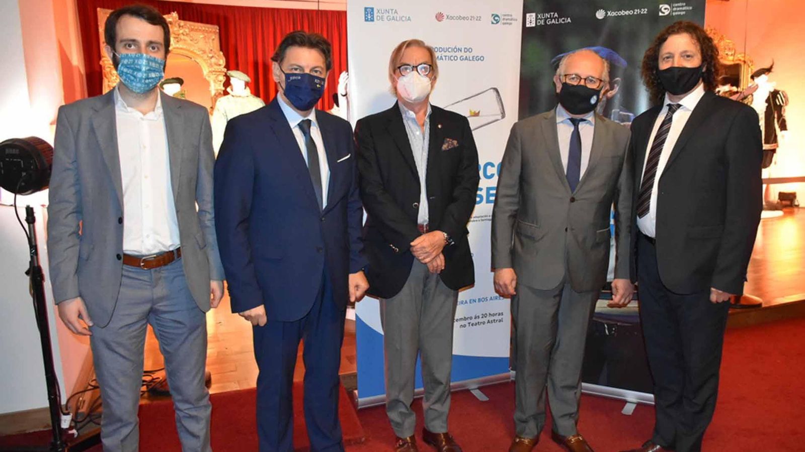 Antonio Rodríguez Miranda asistió al estreno de "O charco de Ulises" en Montevideo