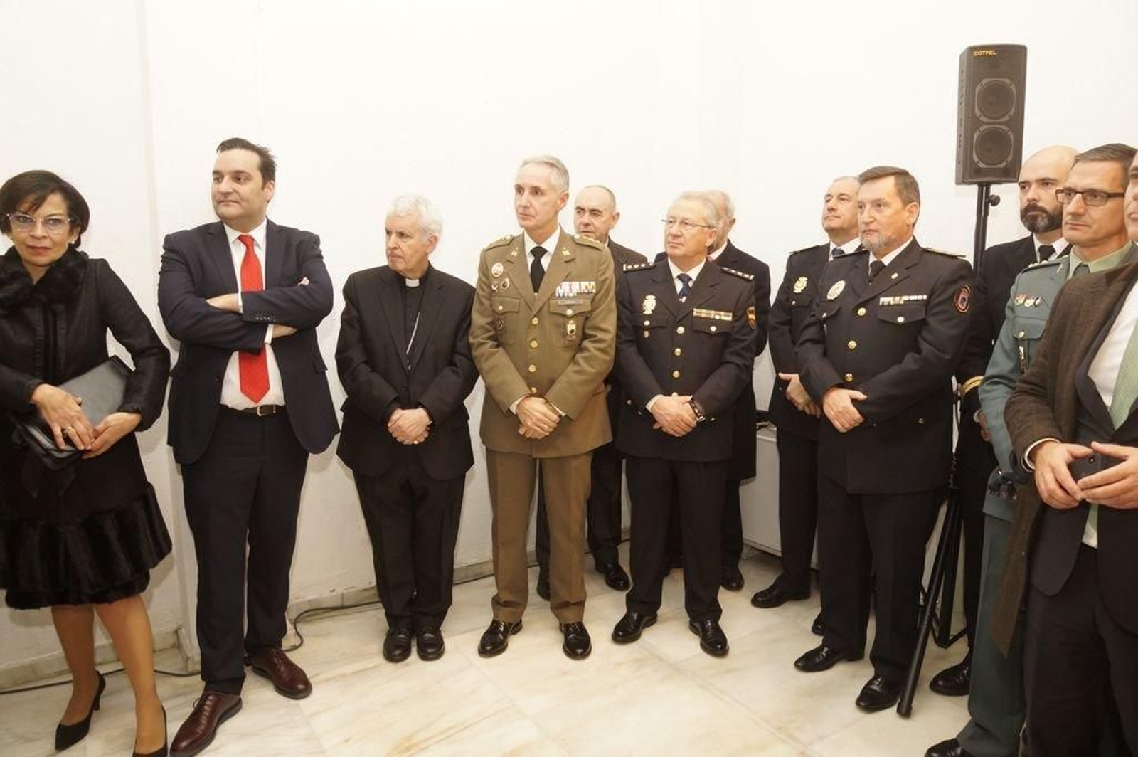 Al acto asistió también como invitado el Obispo Luis Quinteiro Fiuza y la esfera policial y militar.