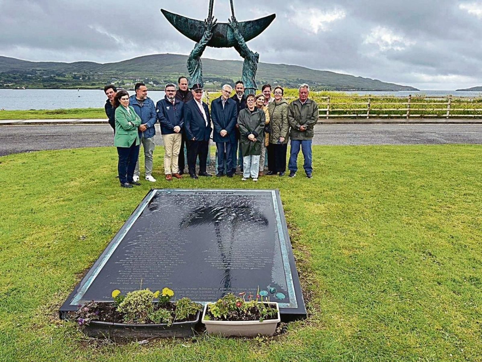 El homenaje a los fallecidos en el Gran Sol.