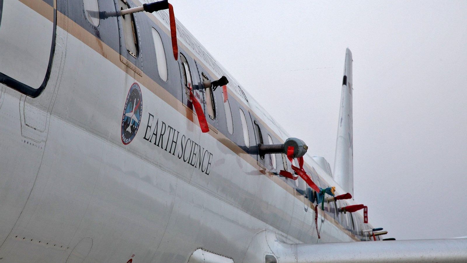 El DC8, el avión científico.
