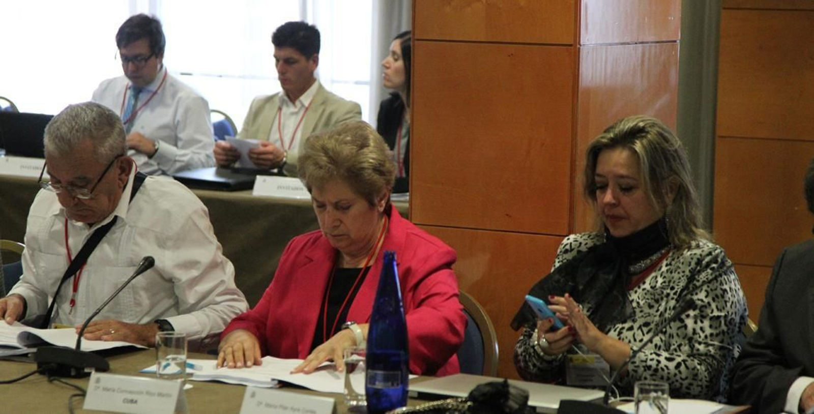 Consejeras generales de la emigración durante el último Pleno del CGCEE celebrado en Madrid.