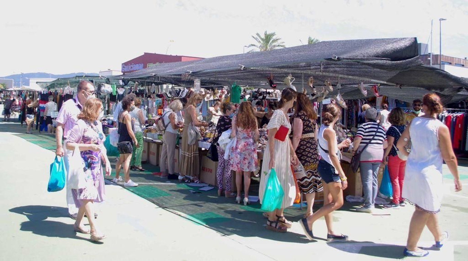 El mercadillo de Bouzas.