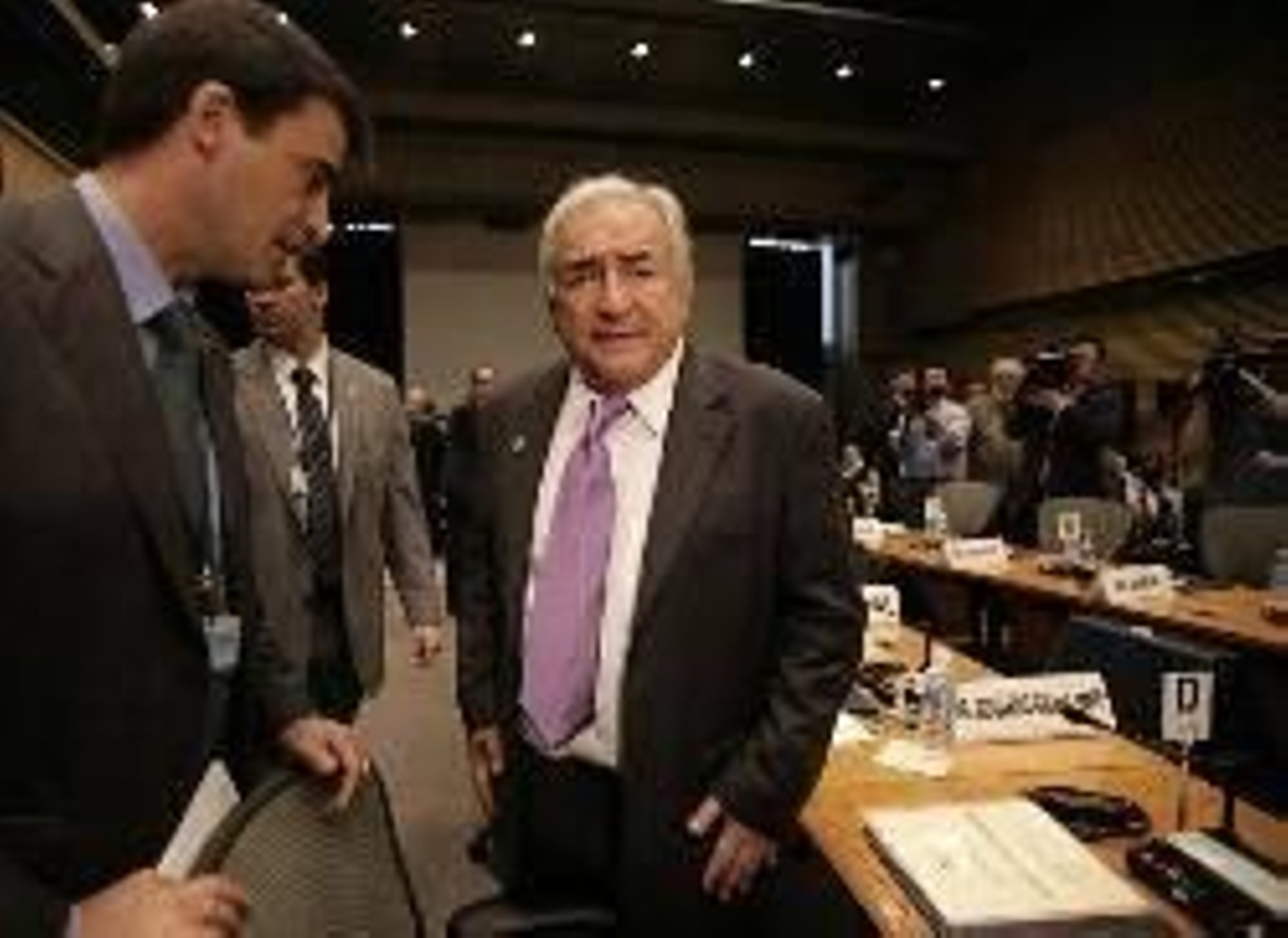 Dominique Strauss-Kahn, director del Fondo Monetario Internacional.
