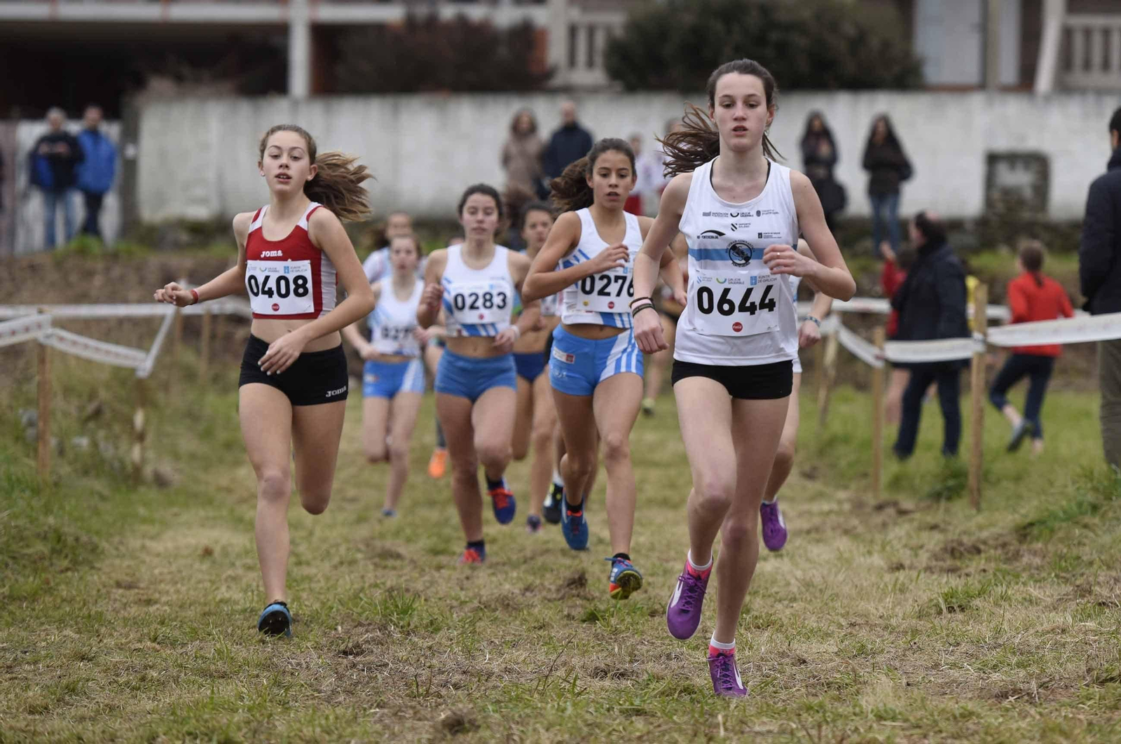 As categorías femininas de menores tiveron unha gran participación.
