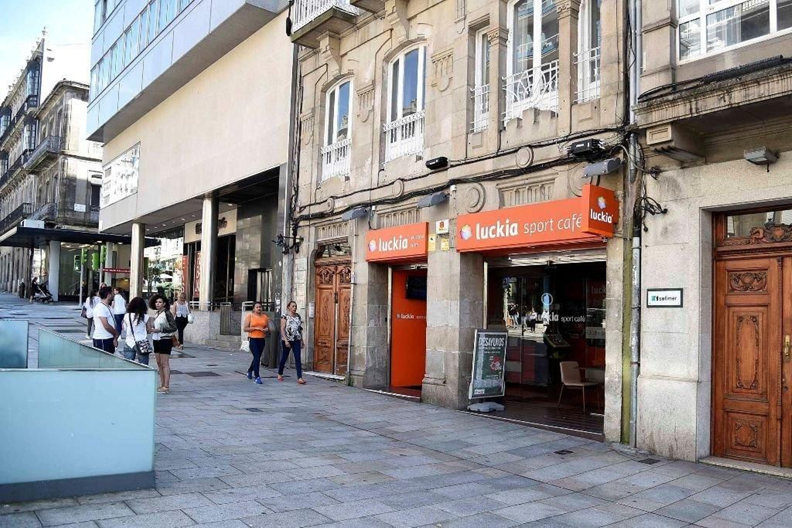 Un salon de apuestas deportivas en Vigo