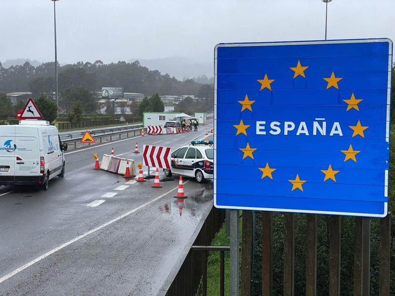 Se restablecen controles fronterizos entre España y Portugal // Alberte