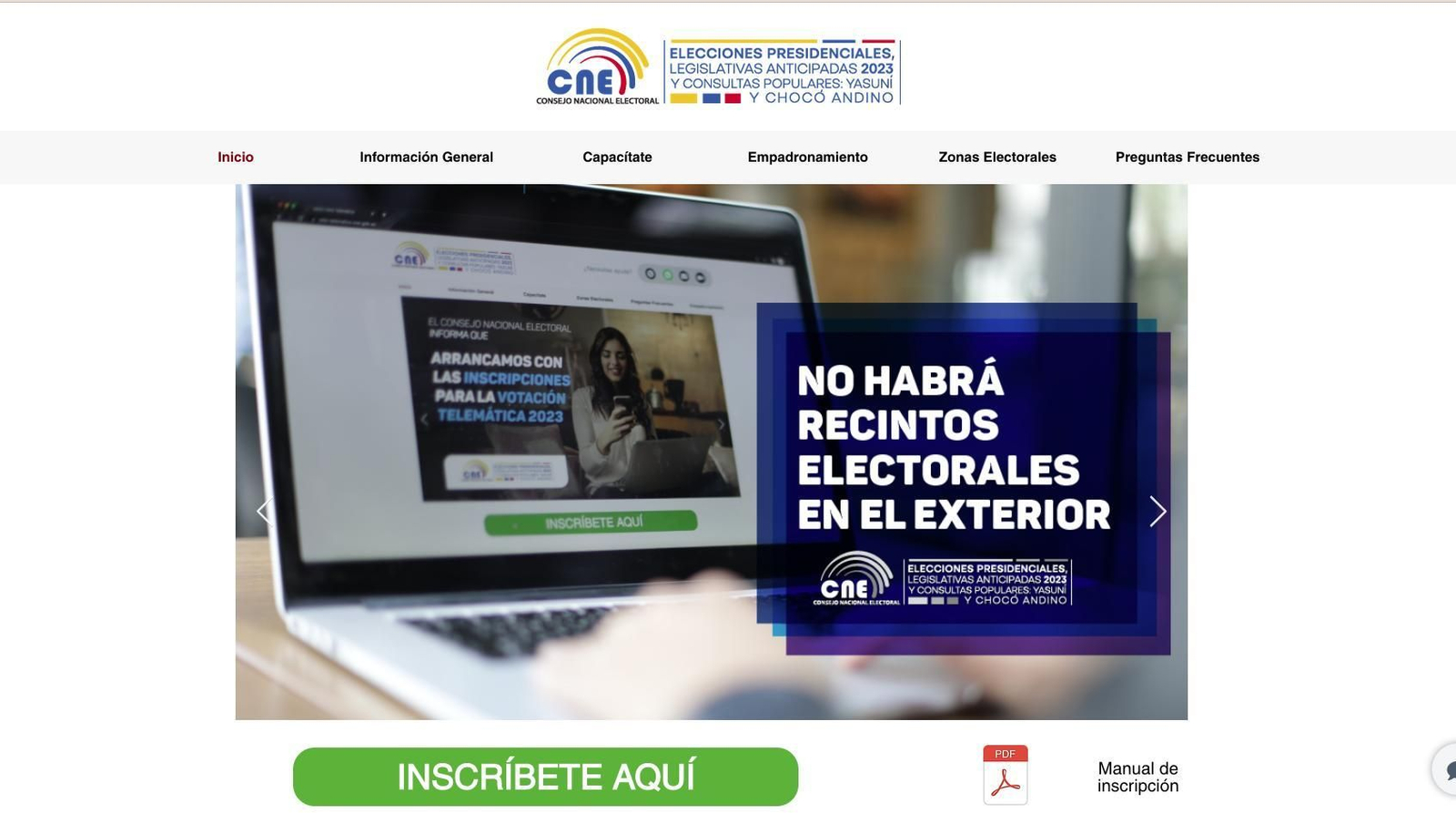 Ecuador voto electrónico 2