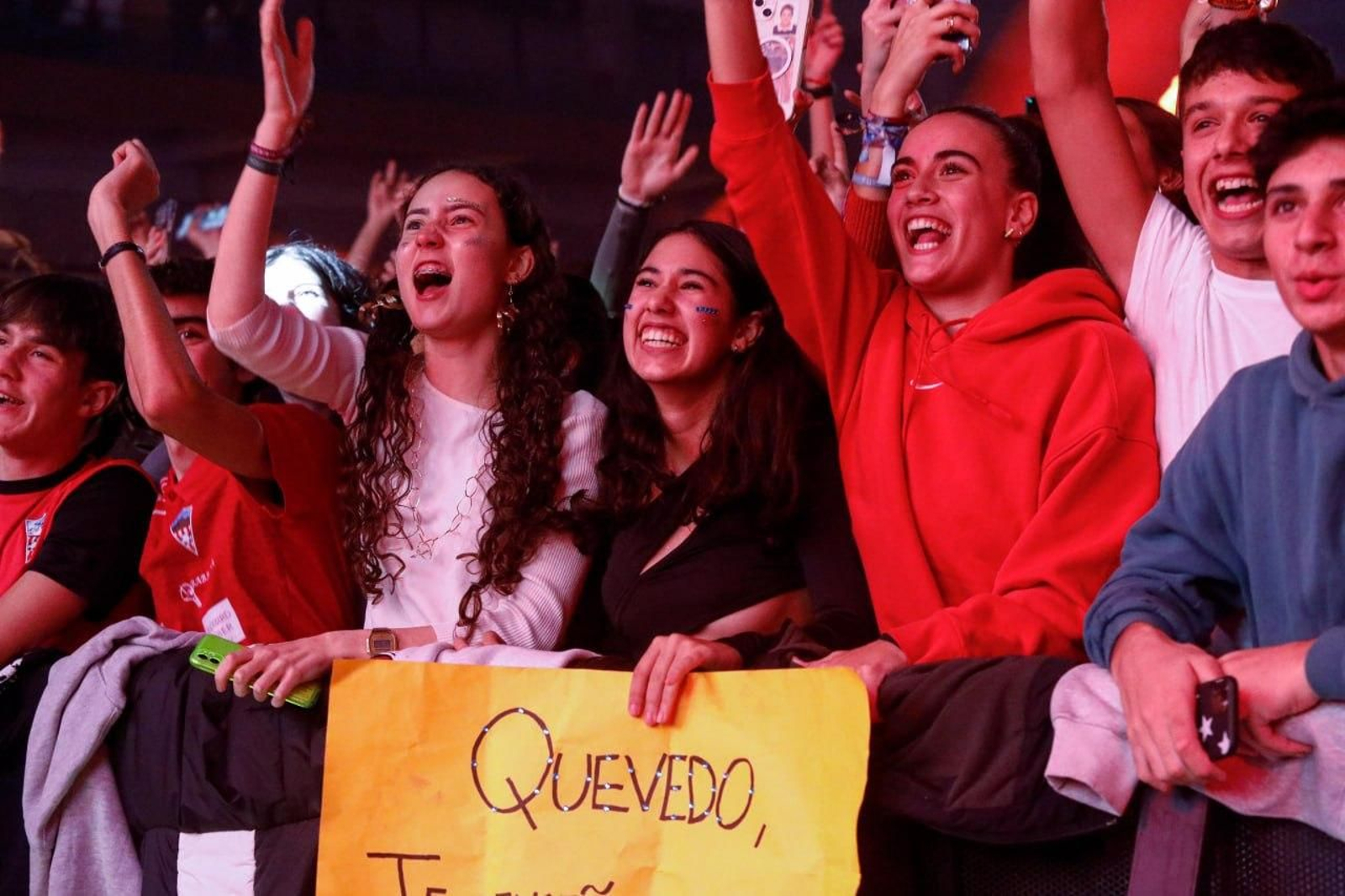 Público en el concierto de Quevedo en Vigo.