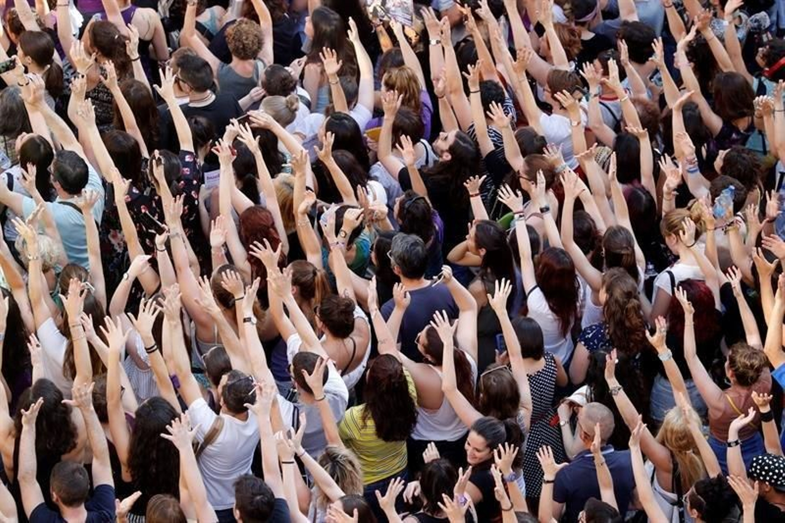 Manifestación de mujeres en Madrid