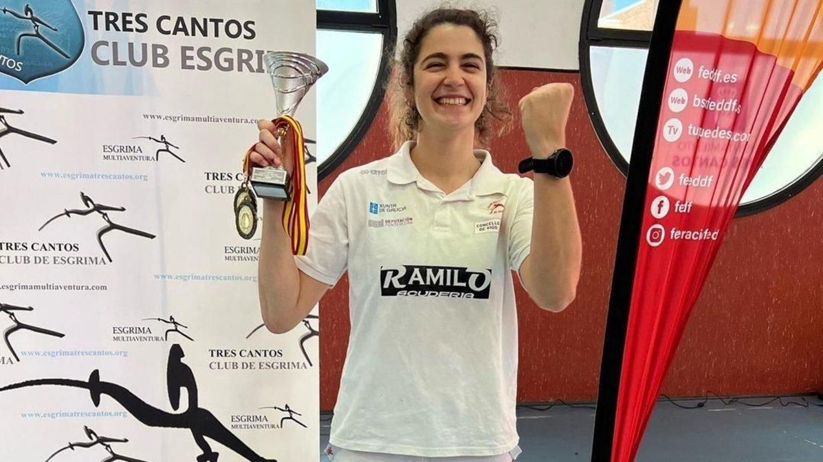 Judith Rodríguez sumó dos medallas en la cita de Tres Cantos.