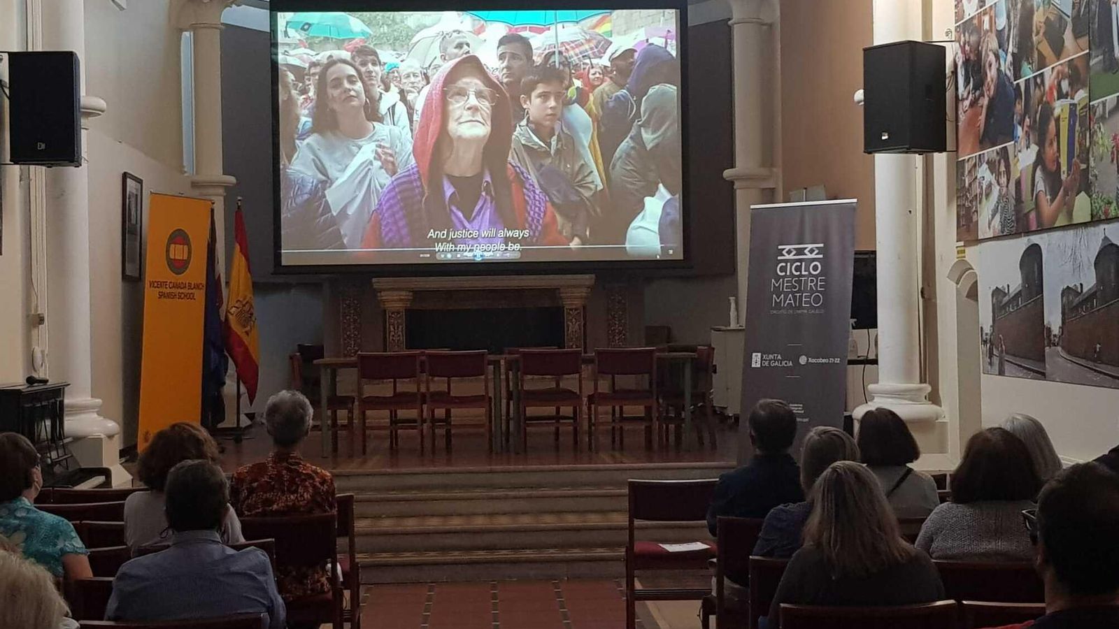 Proyección en Londres