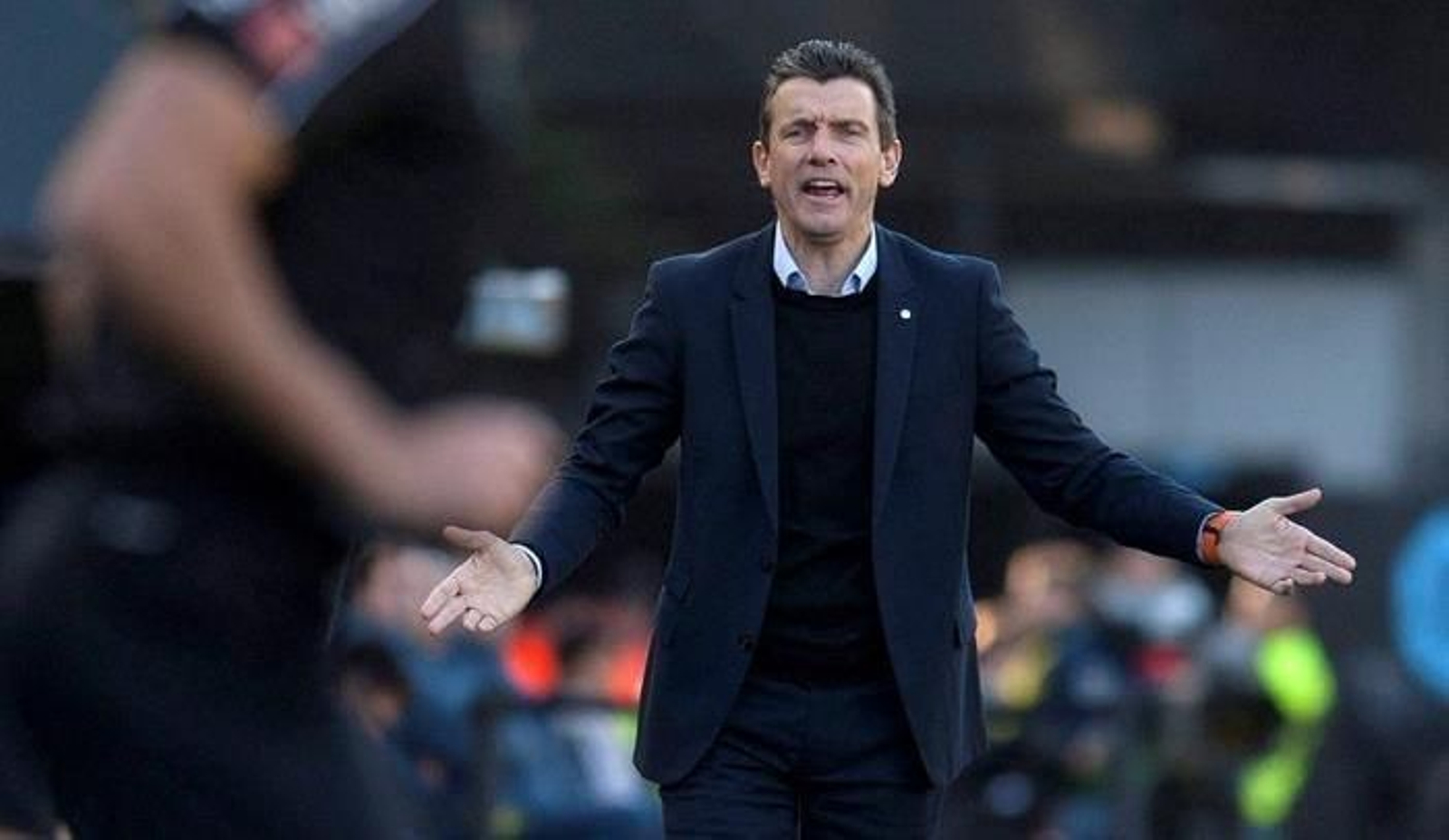 El entrenador del Celta, Juan Carlos Unzué