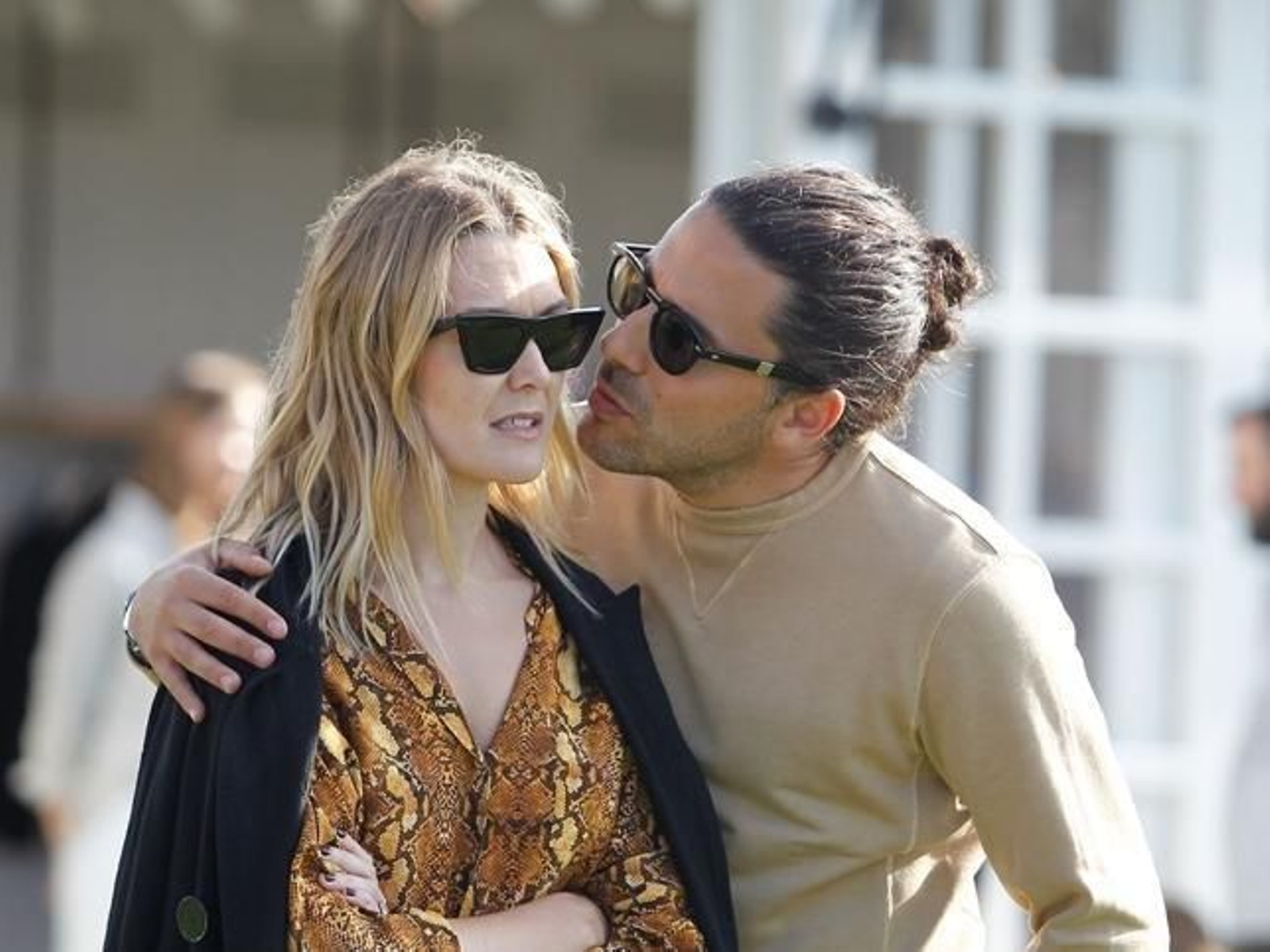 Carlos Torretta junto a Marta Ortega