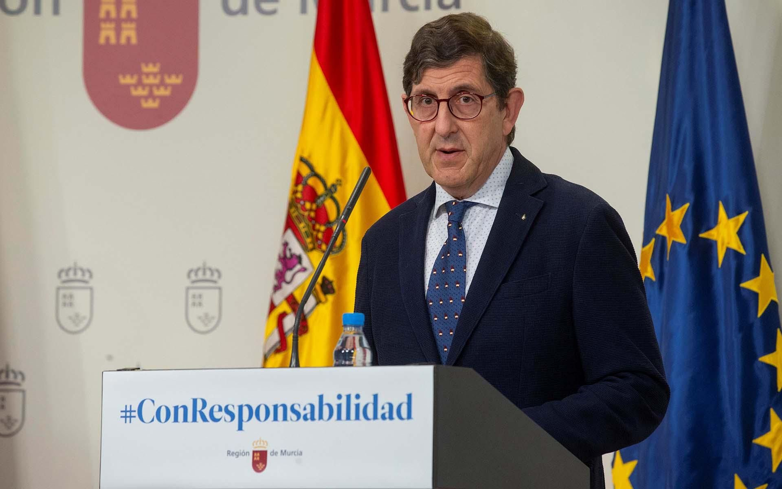 El consejero de salud de la Comunidad de Murcia, Manuel Villegas. EFE/Marcial Guillén/Archivo
