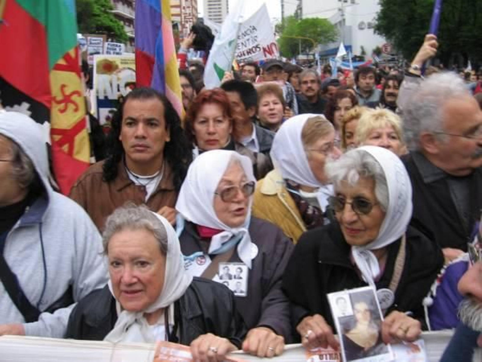 Manifestación de las madres de la Plaza de Mayo.