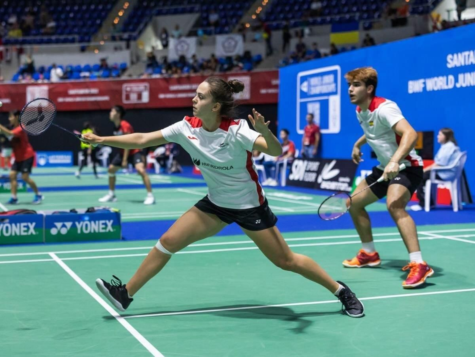 Lucía Rodríguez y Rubén García perdieron en los cuartos de final del Europeo de bádminton.