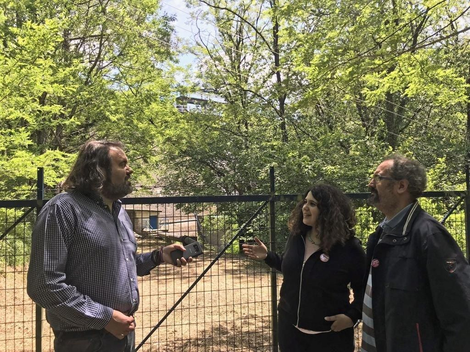 Rubén Pérez, onte, no encoro de Zamáns.