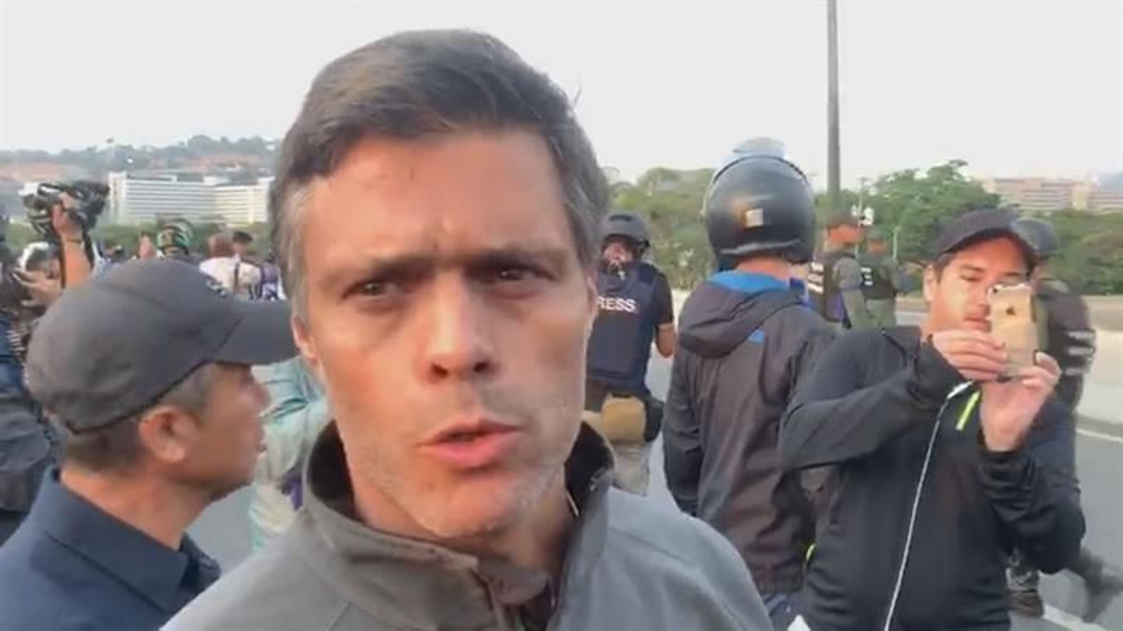 El dirigente opositor venezolano Leopoldo López