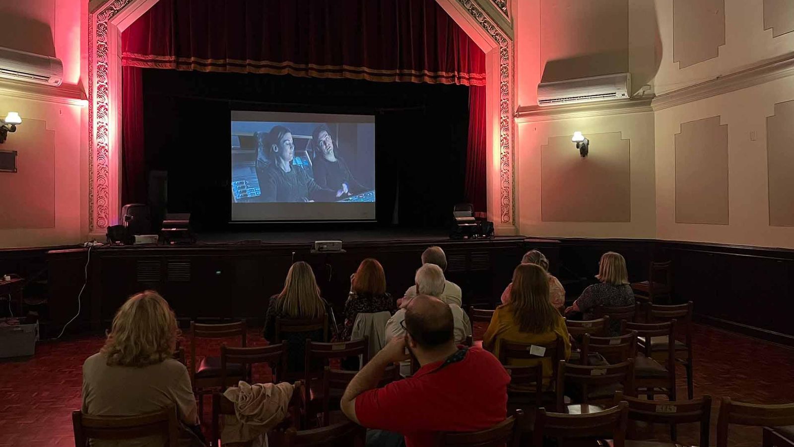 Imagen de la proyección en Montevideo, (Uruguay)